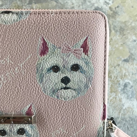 *SOLD* Betsey Johnson Terrier Zip Wallet/Wristlet - Picture 3 of 8